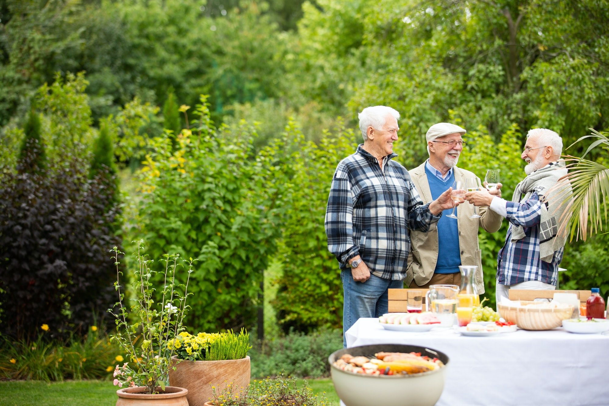 Party in the garden